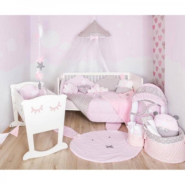 Baby Star Προίκα Μωρού 7 τμχ Cloud Pink (SFC-P) Baby Star Προίκα Μωρού 7 τμχ Cloud Pink (SFC-P)