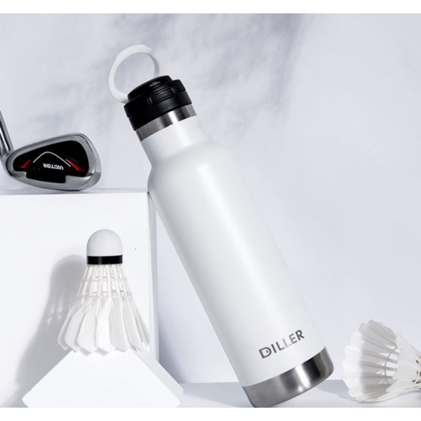 Space Cow  Παγούρι Θερμός από Ανοξείδωτο Ατσάλι 304  White  (8903) - 580ml Space Cow  Παγούρι Θερμός από Ανοξείδωτο Ατσάλι 304  White  (8903) - 580ml