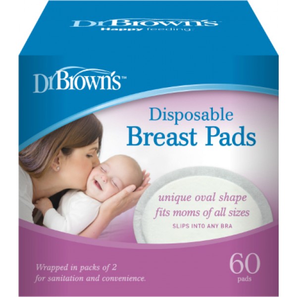 Dr Brown's Επιθέματα Στήθους Μιας Χρήσης 60τμχ (S4021) Dr Brown's Επιθέματα Στήθους Μιας Χρήσης 60τμχ (S4021)