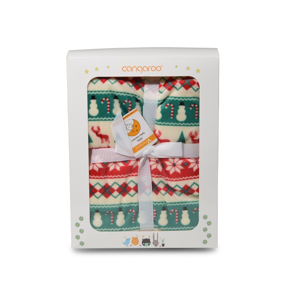 Cangaroo Κουβέρτα Fleece Αγκαλιάς 75x105 cm Festive (3800146266189) Cangaroo Κουβέρτα Fleece Αγκαλιάς 75x105 cm Festive (3800146266189)