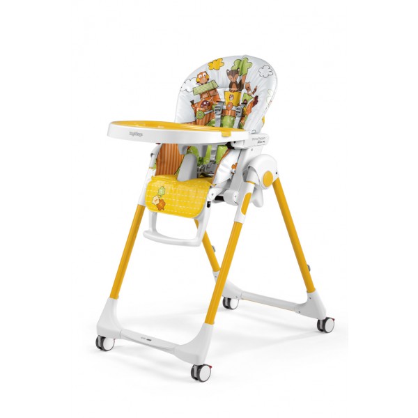 Peg Perego Καρέκλα Φαγητού Prima Pappa Follow Me Fox & Friends (4132FOX38) + Δώρο μπάρα παιχνιδιών Peg Perego Καρέκλα Φαγητού Prima Pappa Follow Me Fox & Friends (4132FOX38) + Δώρο μπάρα παιχνιδιών