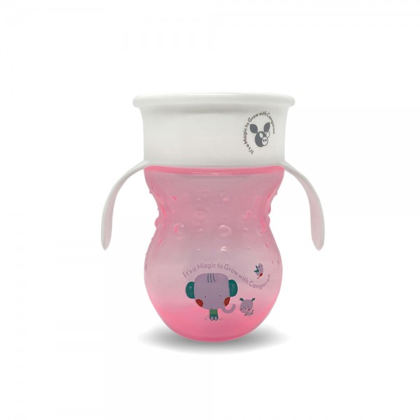 Cangaroo Κύπελλο 360 Με Λαβές Magic Cup 270ml Pink (C0669H-1)  Cangaroo Κύπελλο 360 Με Λαβές Magic Cup 270ml Pink (C0669H-1)