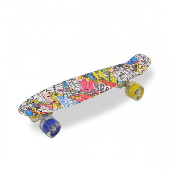 Byox Skateboard Hipster LED 22" (3800146226152) Byox Skateboard Hipster LED 22" (3800146226152)