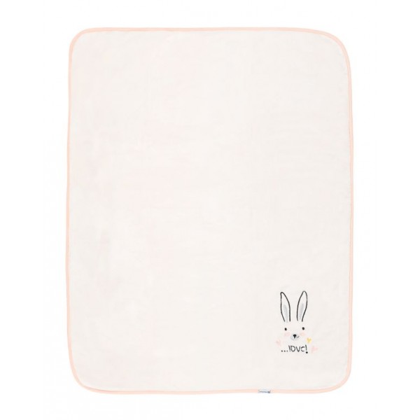 Kikkaboo Κουβέρτα Βελουτέ  Αγκαλιάς 80x110 cm Rabbits in Love (31103020081) Kikkaboo Κουβέρτα Βελουτέ  Αγκαλιάς 80x110 cm Rabbits in Love (31103020081)