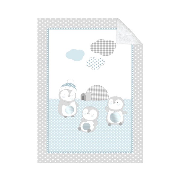 Kikka Boo Κουβέρτα Κούνιας Βελουτέ 110x140 cm Pingui Family Blue (31103020100) Kikka Boo Κουβέρτα Κούνιας Βελουτέ 110x140 cm Pingui Family Blue (31103020100)
