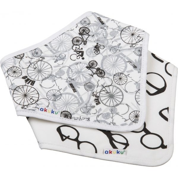 Akuku Σετ 2 τεμ Σαλιάρες Μπαντάνες Bikes/Glasses ( A1474-BIKES/GLASSES) Akuku Σετ 2 τεμ Σαλιάρες Μπαντάνες Bikes/Glasses ( A1474-BIKES/GLASSES)