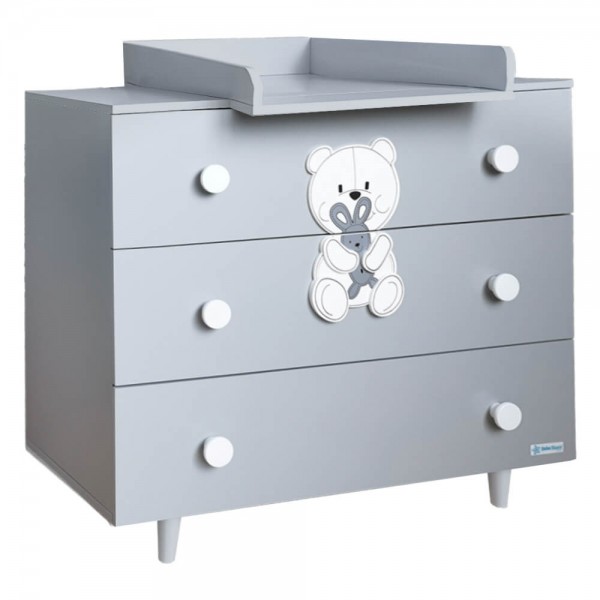 Bebe Stars Συρταριέρα-Aλλαξιέρα Polar Grey (451-15) Bebe Stars Συρταριέρα-Aλλαξιέρα Polar Grey (451-15)