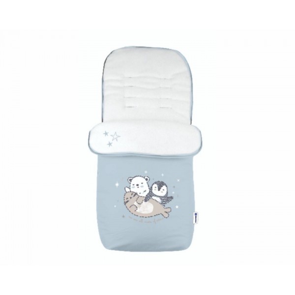 Kikka Boo Ποδόσακος - Υπνόσακος Καροτσιού Polar Friends Blue (31108040069) Kikka Boo Ποδόσακος - Υπνόσακος Καροτσιού Polar Friends Blue (31108040069)