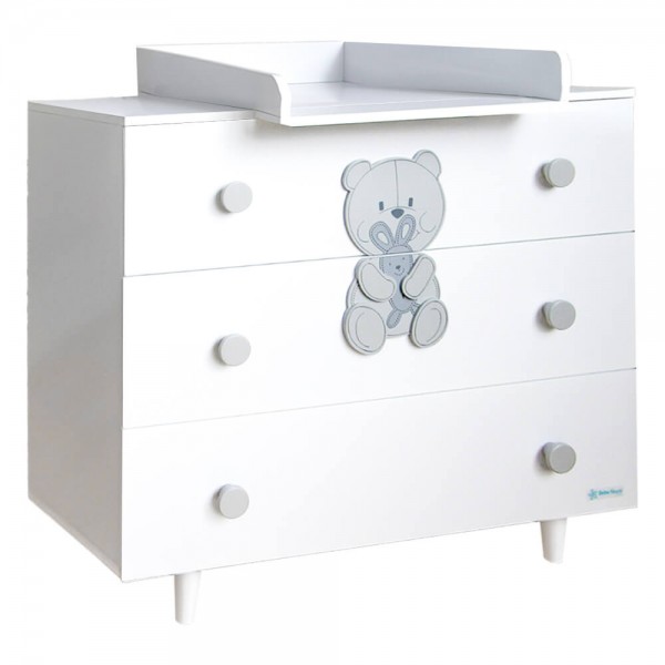 Bebe Stars Συρταριέρα-Aλλαξιέρα Polar White (451-12) Bebe Stars Συρταριέρα-Aλλαξιέρα Polar White (451-12)