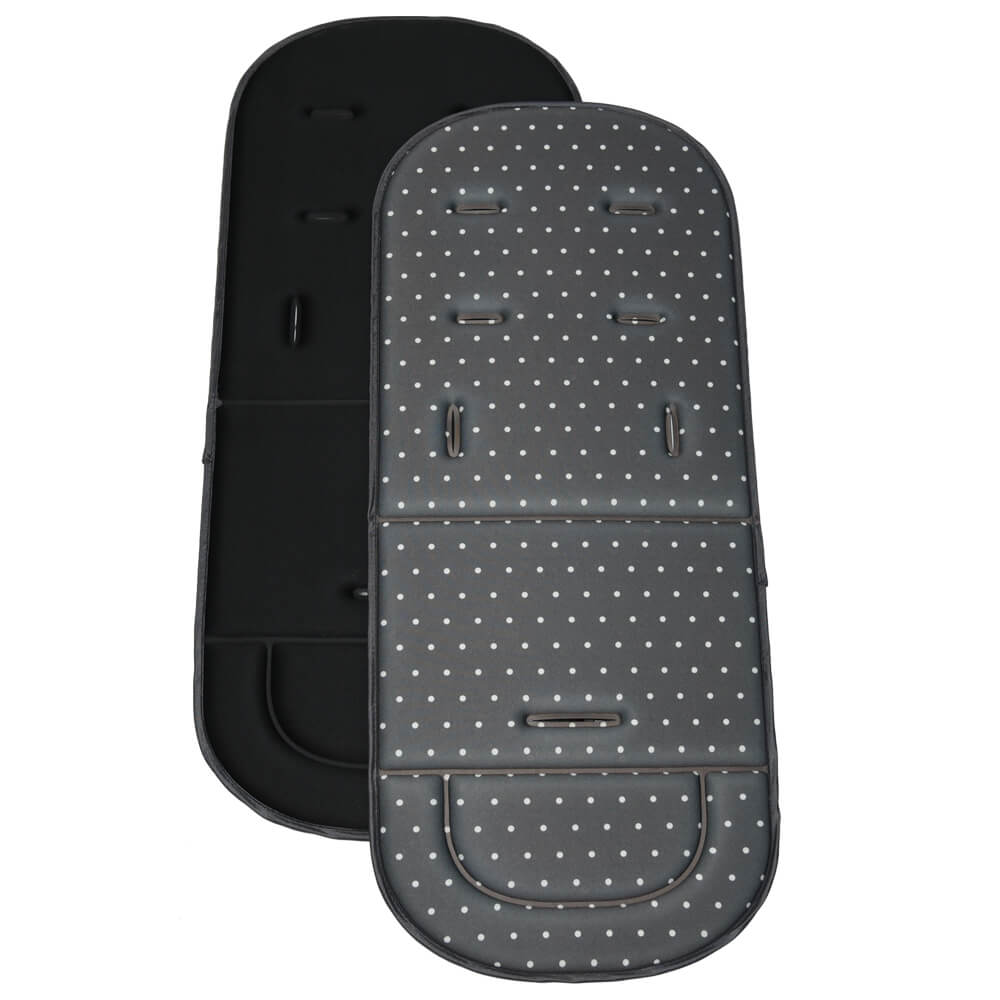 Bebestars Στρώμα καροτσιού Polka Dots Dark Grey (208-186) Bebestars Στρώμα καροτσιού Polka Dots Dark Grey (208-186)