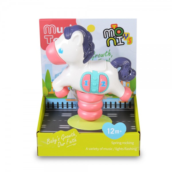 Moni Pony με Μελωδίες και Ήχους με βεντούζα (K999-138B) Moni Pony με Μελωδίες και Ήχους με βεντούζα (K999-138B)