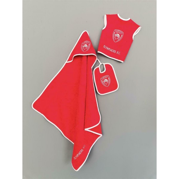 Palamaiki Home Σετ Λουτρού Βρεφικό Olympiakos Baby Block (5205857226213) Palamaiki Home Σετ Λουτρού Βρεφικό Olympiakos Baby Block (5205857226213)