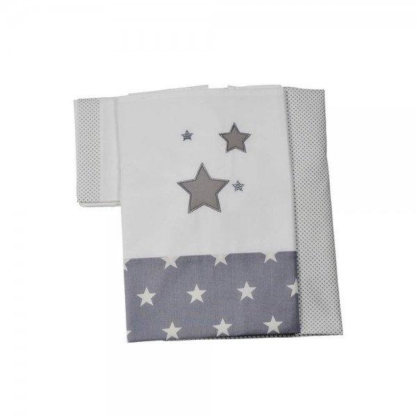 Bebe Stars Σεντόνια 3 Τεμαχίων με Κέντημα Stars (3071) Bebe Stars Σεντόνια 3 Τεμαχίων με Κέντημα Stars (3071)