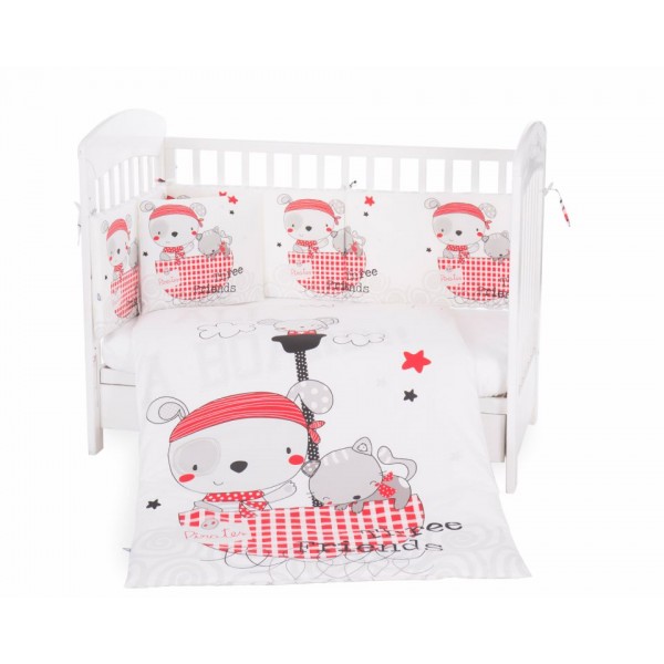 Kikka Boo Σετ Προίκας Μωρού 6 τεμαχίων 60/120  Pirates (41101060058) Kikka Boo Σετ Προίκας Μωρού 6 τεμαχίων 60/120  Pirates (41101060058)