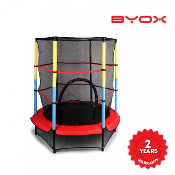 Byox Τραμπολίνο Trampoline 55 inch with inner net Red (3800146226817) Byox Τραμπολίνο Trampoline 55 inch with inner net Red (3800146226817)