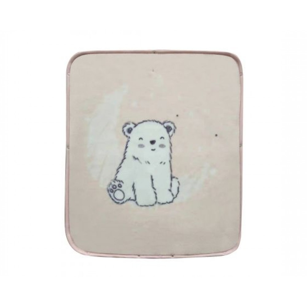 Kikka Boo Κουβέρτα Βελουτέ Αγκαλιάς Polars Bear Pink (31108020037) Kikka Boo Κουβέρτα Βελουτέ Αγκαλιάς Polars Bear Pink (31108020037)