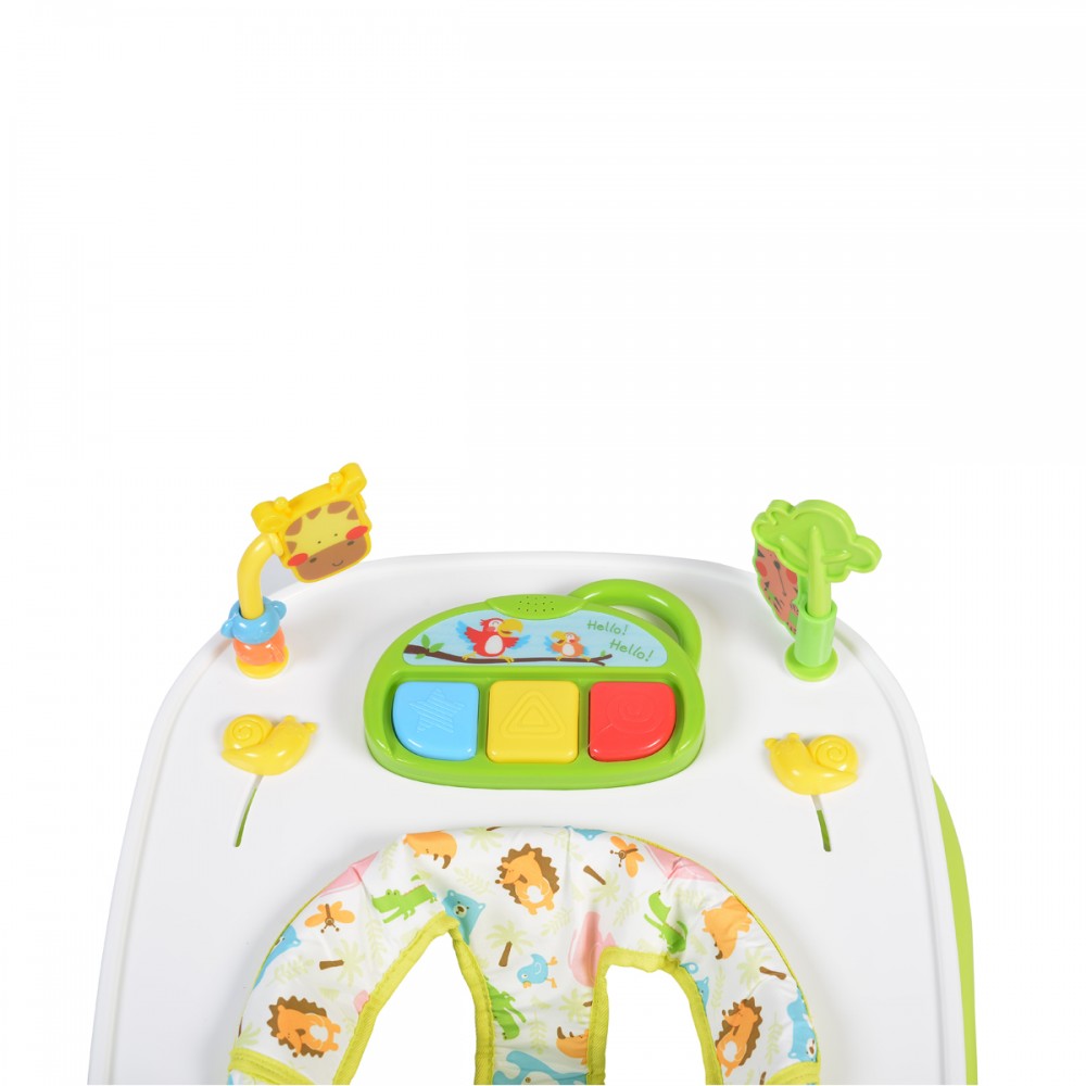 Cangaroo Zoo Στράτα με μουσικό παιχνίδι - Grey (107481) Cangaroo Zoo Στράτα με μουσικό παιχνίδι - Grey (107481)