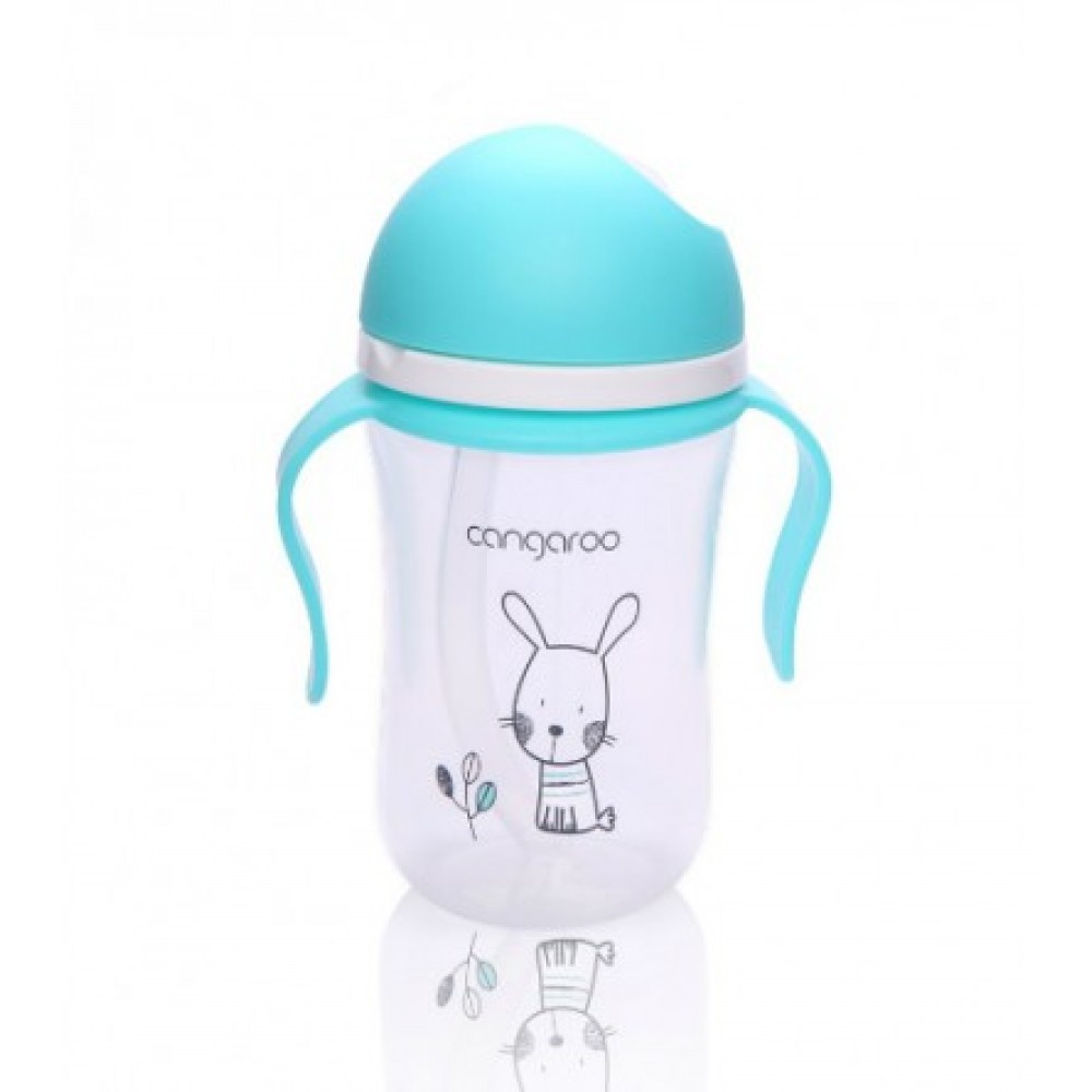 Εκπαιδευτικό κύπελλο με καλαμάκι 300ml Bunny Blue Cangaroo (103647) Εκπαιδευτικό κύπελλο με καλαμάκι 300ml Bunny Blue Cangaroo (103647)