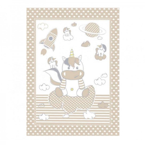 Kikka Boo Κουβέρτα Unicorn 80x110 cm Beige (31103020056) Kikka Boo Κουβέρτα Unicorn 80x110 cm Beige (31103020056)