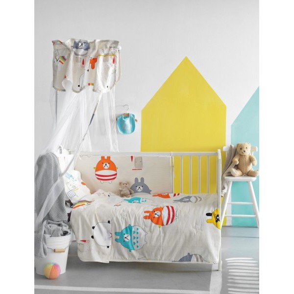 Palamaiki Home Σετ Κούνιας 7 Τεμαχίων Baby Satin BS7017 (5205857152796) Palamaiki Home Σετ Κούνιας 7 Τεμαχίων Baby Satin BS7017 (5205857152796)